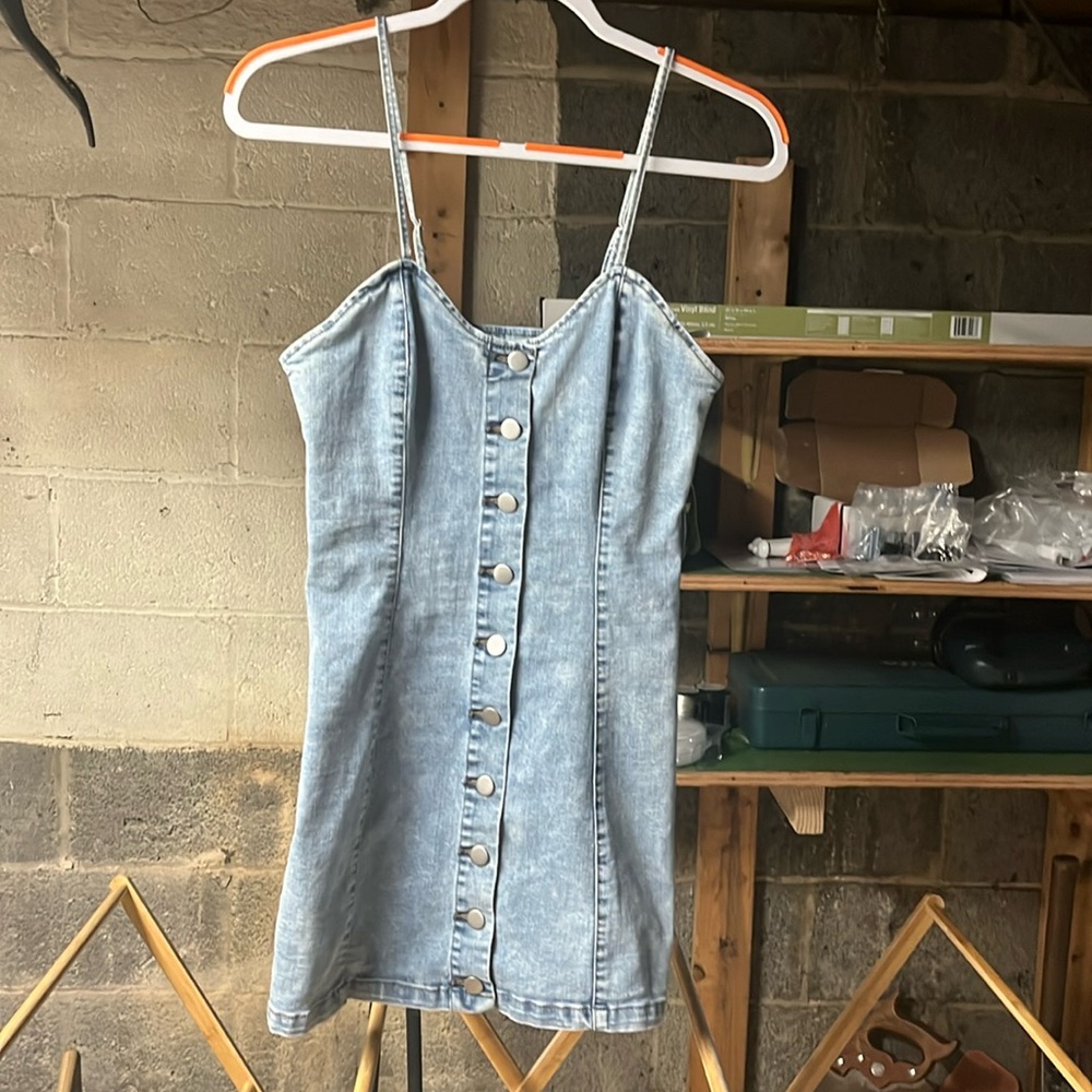 Denim dress